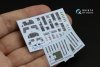 Quinta Studio QD48197 F-5F Tiger II 3D-Printed & coloured Interior on decal paper (for AFV Club ) 1/48